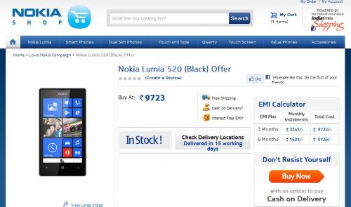 Nokia Lumia 520 - Nokia Shop