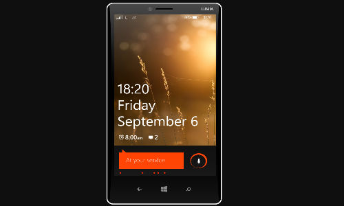 Lumia 1820 without Nokia branding