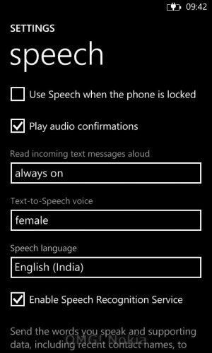 wp speech settings