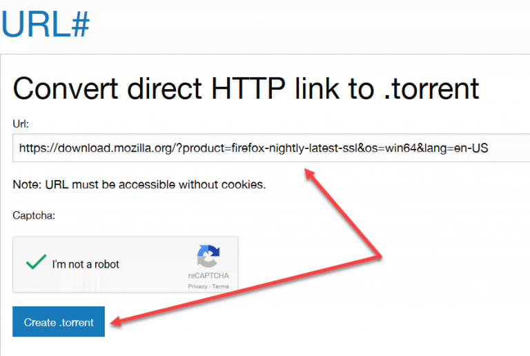 torrent to direct link