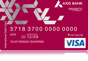 axis priority debit card