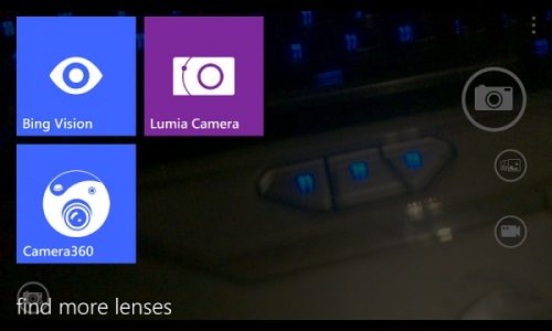 camera lenses windows phone