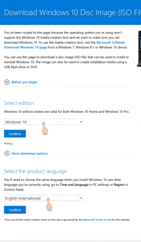 Download Windows 10 ISO on Android