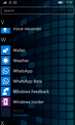whatsapp beta in app drawer