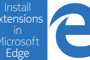 edge how to install extensions