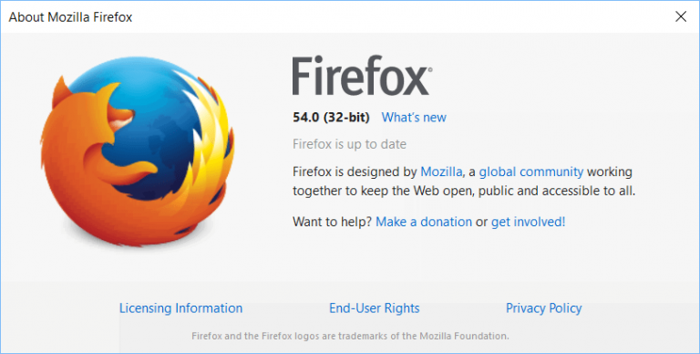 mozilla firefox esr 64 bit