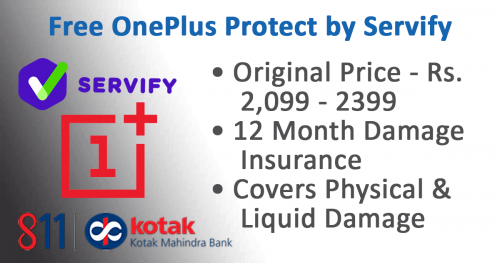 OnePlus Protect for OP5 Free Servify