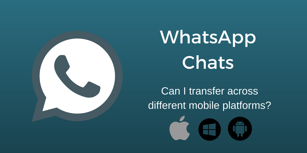 WhataApp Chat Transfer Android iPhone Windows