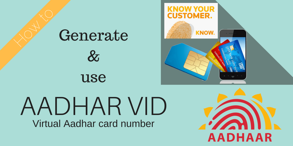 Aadhar VID Generate and Use