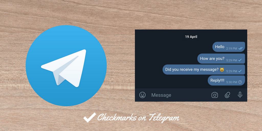 Checkmarks on Telegram