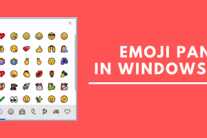 Emoji pane lin Windows 10 April