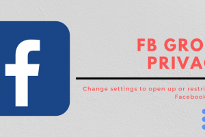 Change Facebook group privacy settings
