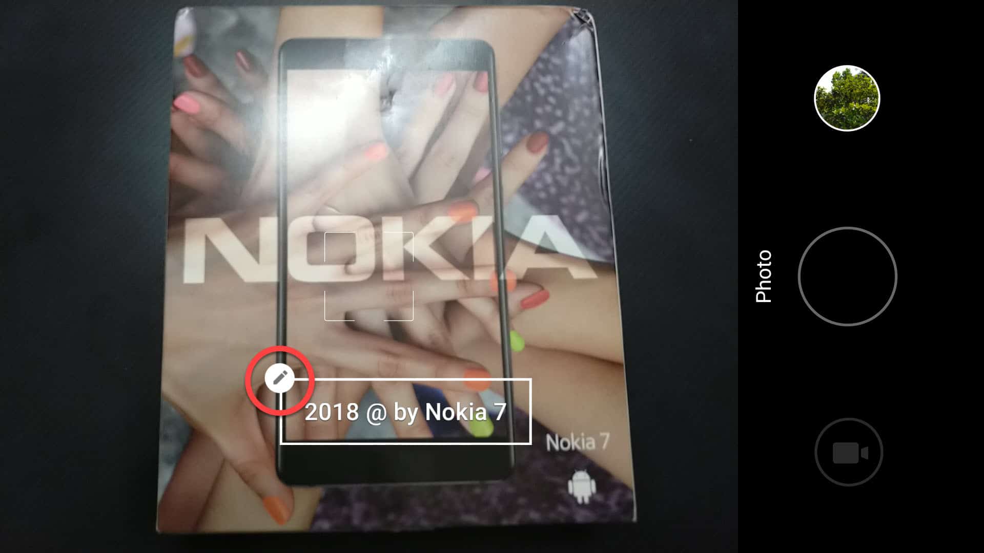 Nokia camera custom watermark