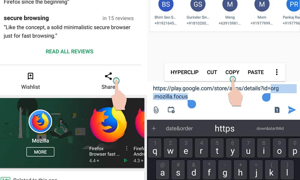 Find Android app package name from Play Store app