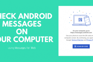 Check Android Messages on PC