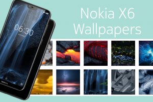Nokia X6 stock wallpapers download