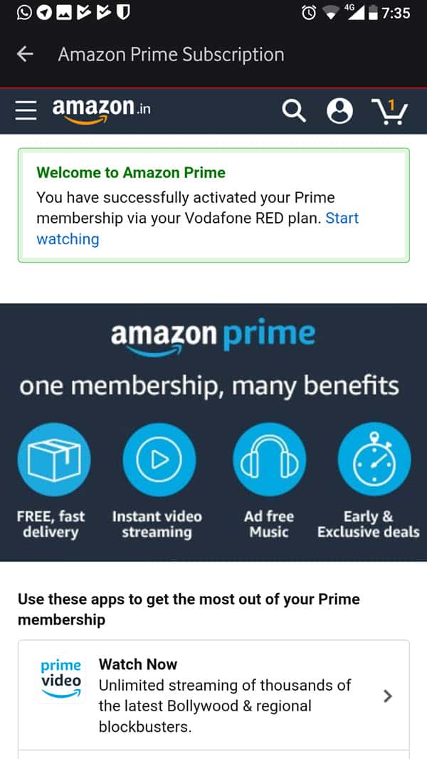 Free Amazon Pay Activated