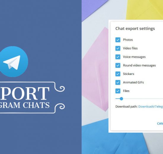 Export Telegram chats banner