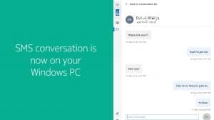 Android SMS conversation can be read on PC now