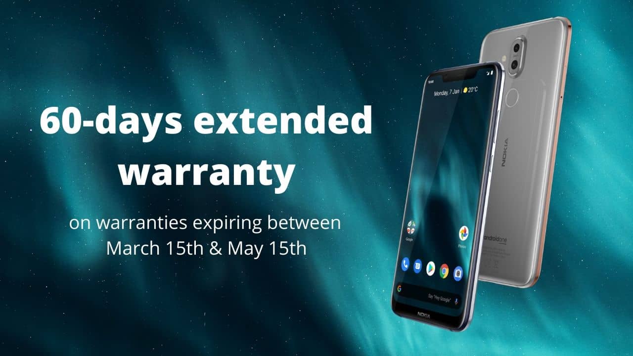 Nokia phones warranty extended by 60 days due to COVID-19