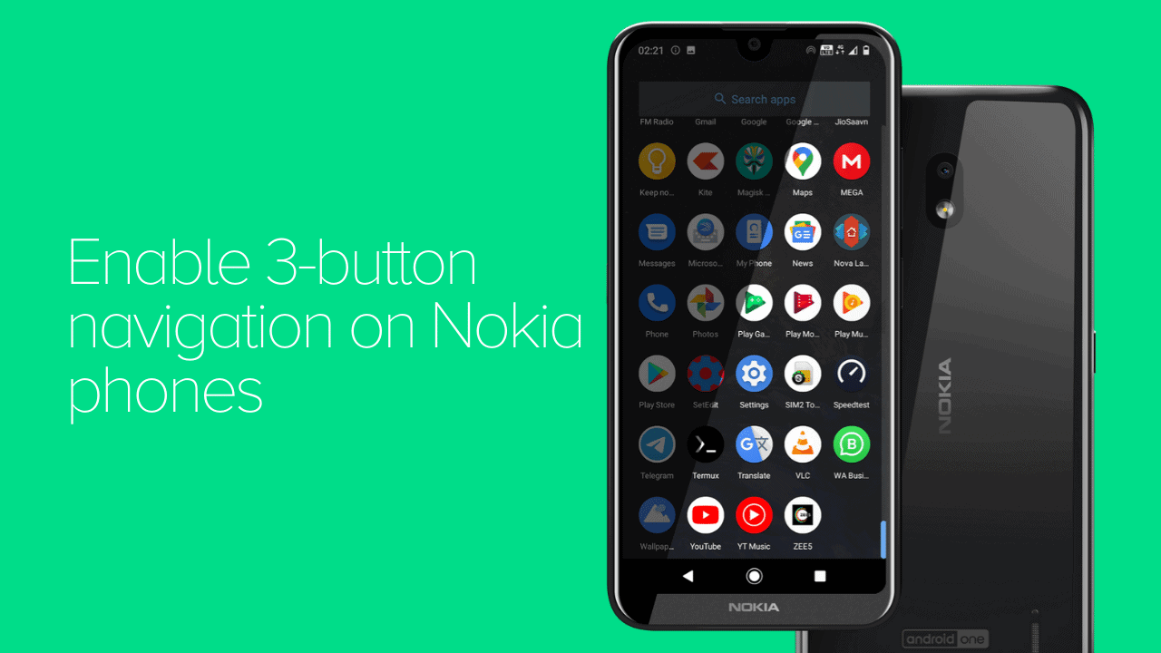 Nokia 3-button nav