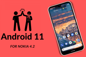 Android 11 update is available for Nokia 4.2
