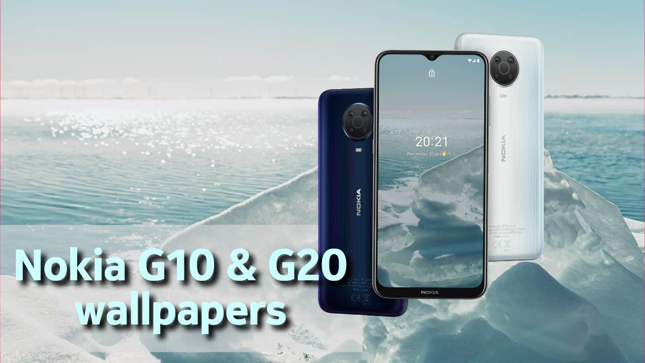 Nokia G10 & G20 stock wallpapers download