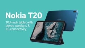 Nokia T20 tablet front and back image