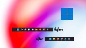 Disable chat, search and other default icons from Windows 11 taskbar