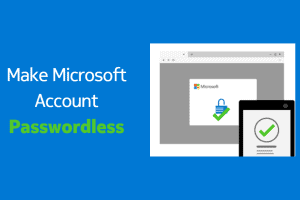 Make Microsoft Account passwordless and use mobile app to approve sign in attempts for added security