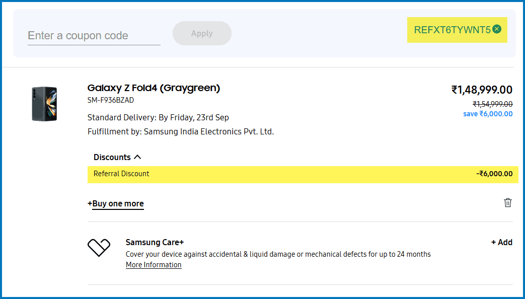 Samsung India referral codes to get a discount on Galaxy S23, Z Flip