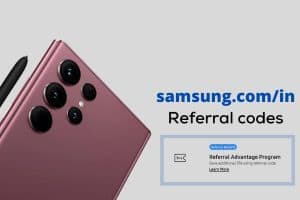 Samsung.com india Referral codes