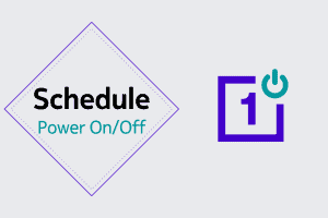Schedule power on off in OnePlus
