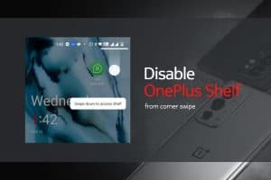 Disable OnePlus Shelf from corner swipe