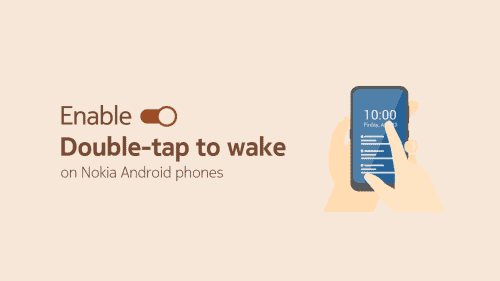 how to set double tap to wake screen on infinix smart 9