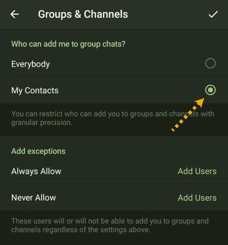 Stop Unknown People From Adding You To Telegram Groups And Channels Stop Unknown People From Adding You To Telegram Groups And Channels