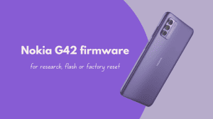 Download Nokia G42 official firmware for flashing and repair