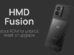 Image with the HMD Fusion device along with text "HMD Fusion stock ROm for unbrick, reset or upgrade"