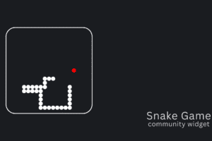 Image of the Snake Game on the homescreen of Nothing OS