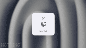 How to change the temperature units in the Nothing weather widget