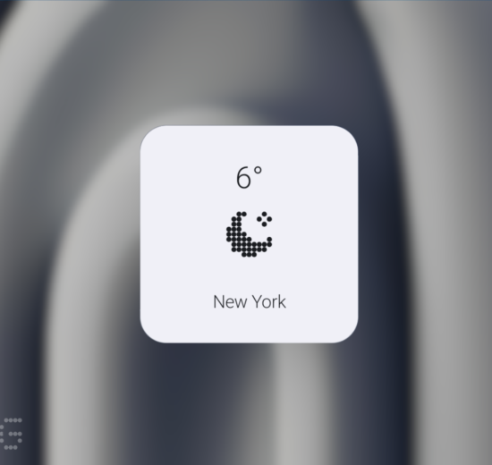 How to change the temperature units in the Nothing weather widget