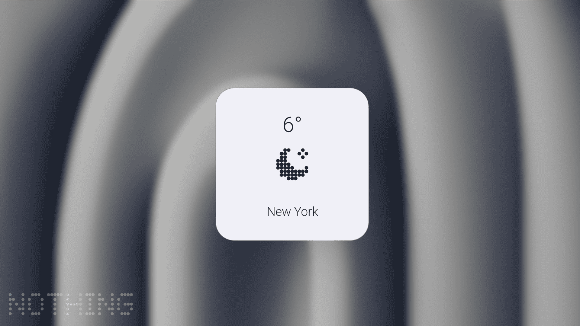 How to change the temperature units in the Nothing weather widget