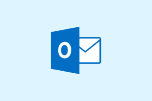 Outlook.com logo on a blue background