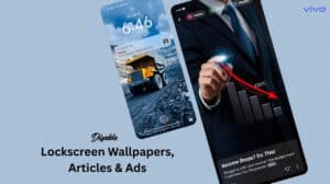 Disable Lockscreen Poster in Vivo smartphones to block articles and ads on lockscreen
