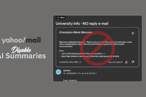 Guide to Disable AI Summaries in Yahoo Mail