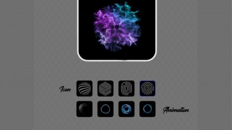 Image trying to communicate "Change the icon and animation for fingerprint unlock in Vivo smartphones"