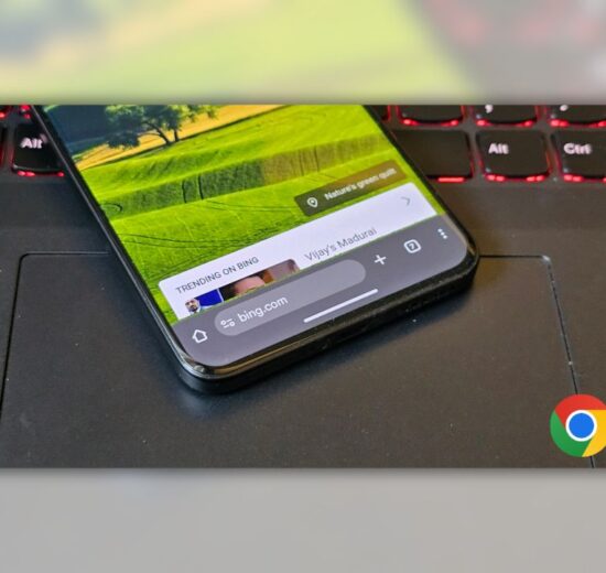 Move Google Chrome's address bar to the bottom